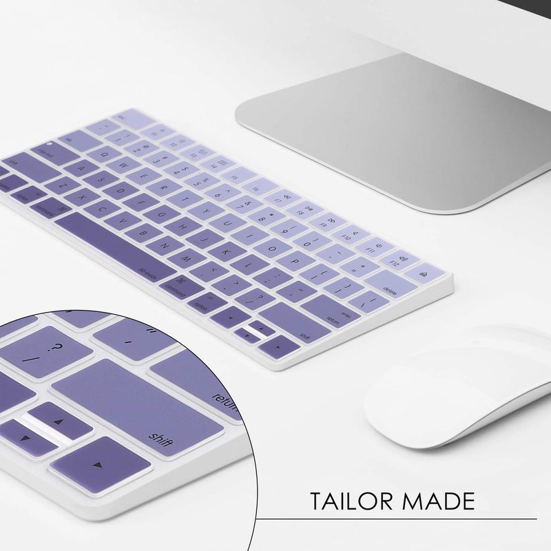Allinside Ombre Deep Purple Cover for Apple Magic Keyboard (MLA22LL/A) with US Layout - Image 3